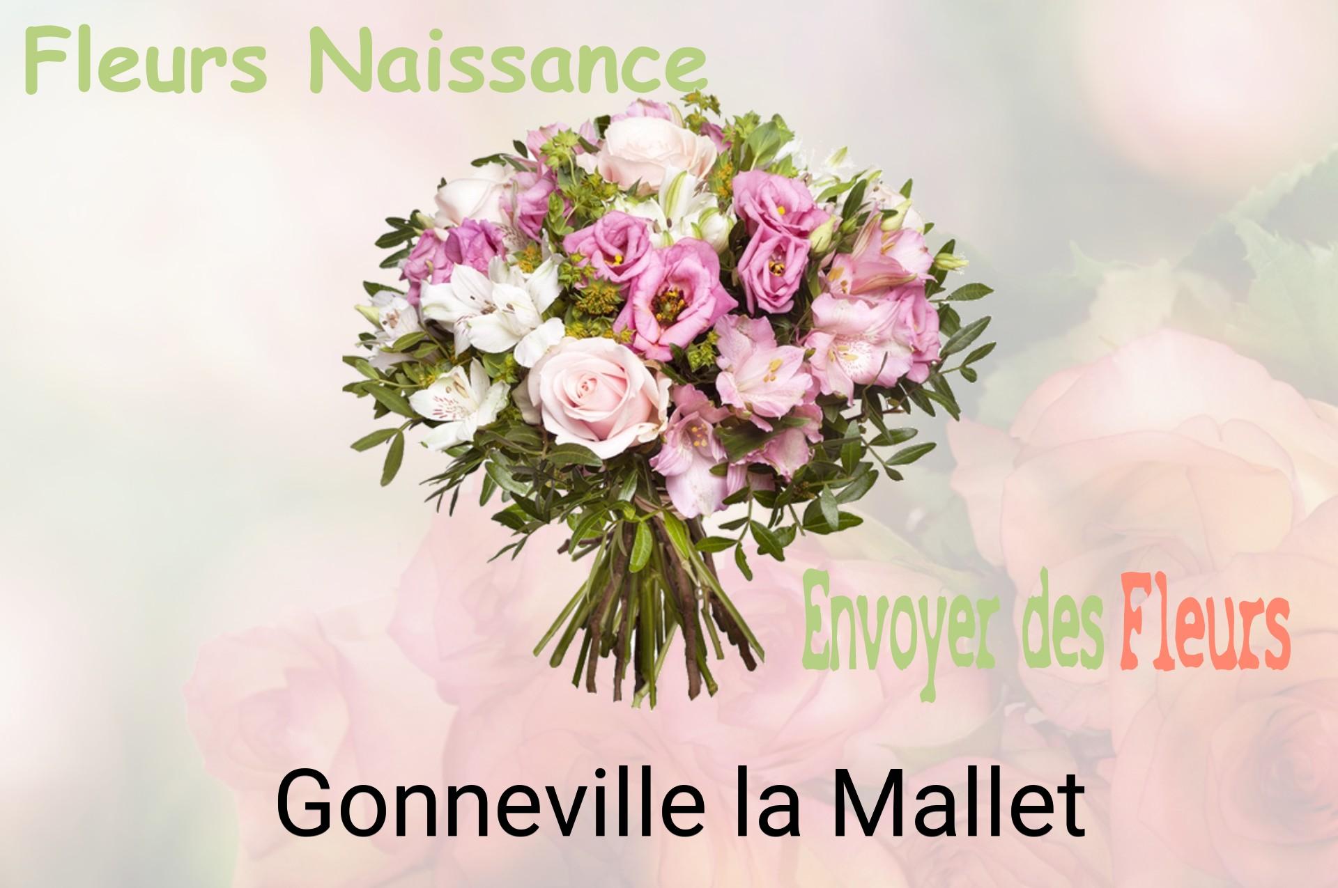 Bouquet de fleurs de naissance livré à Gonneville-la-Mallet